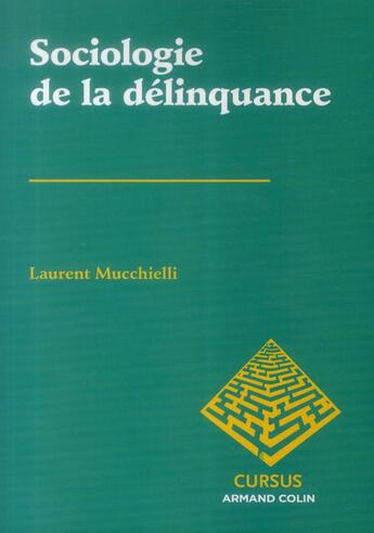 Couverture du livre « Sociologie de la délinquance » de Laurent Mucchielli aux éditions Armand Colin