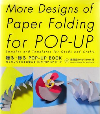 Couverture du livre « More designs for paper folding for pop up » de Pie Books aux éditions Pie Books