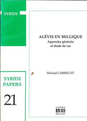 Couverture du livre « Alevis en Belgique, approche générale et étude de cas » de  aux éditions Academia