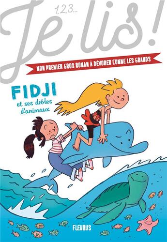 Couverture du livre « Fidji et ses drôles d'animaux » de Jerome Anfre et Marilou Addison aux éditions Fleurus