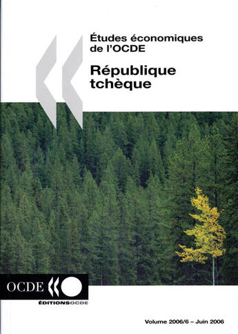 Couverture du livre « Études économiques de l'OCDE ; République Tchèque (édition 2006) » de  aux éditions Ocde