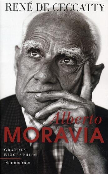 Couverture du livre « Alberto Moravia » de Rene De Ceccatty aux éditions Flammarion