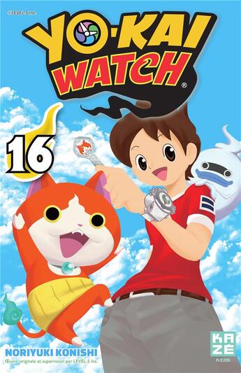 Couverture du livre « Yo-Kai Watch Tome 16 » de Noriyuki Konishi aux éditions Crunchyroll