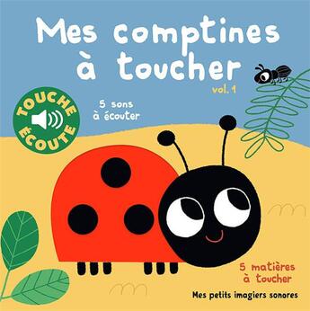 Couverture du livre « Mes comptines à toucher » de Marion Billet aux éditions Gallimard-jeunesse