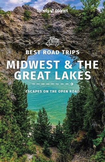 Couverture du livre « Midwest & the great lakes best road trips - 1ed - anglais » de Lonely Planet Eng aux éditions Lonely Planet France