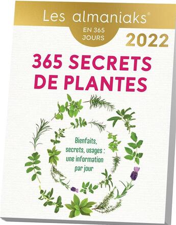 Couverture du livre « 365 secrets de plantes (édition 2022) » de Denis Richard aux éditions Editions 365