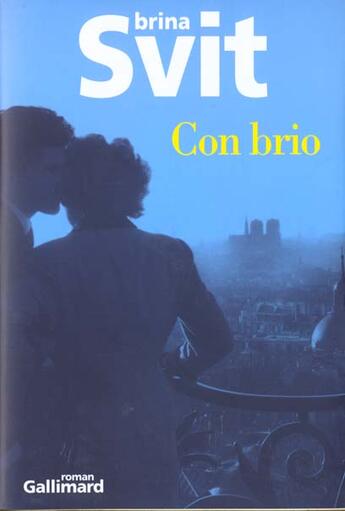 Couverture du livre « Con brio » de Brina Svit aux éditions Gallimard