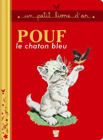 Couverture du livre « Pouf le chaton bleu » de Pierre Probst aux éditions Deux Coqs D'or