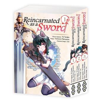 Couverture du livre « Reincarnated as a sword : coffret Tomes 1 à 3 » de Yu Tanaka et Tomowo Maruyama et Llo aux éditions Ototo