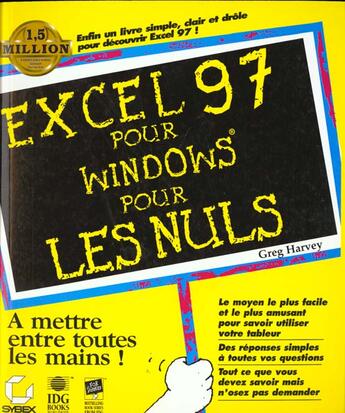 Couverture du livre « Excel 97 P.Windows P.Les Nuls » de Daniel Tauber aux éditions Sybex
