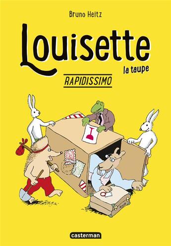 Couverture du livre « Louisette ; rapidissimo » de Bruno Heitz aux éditions Casterman