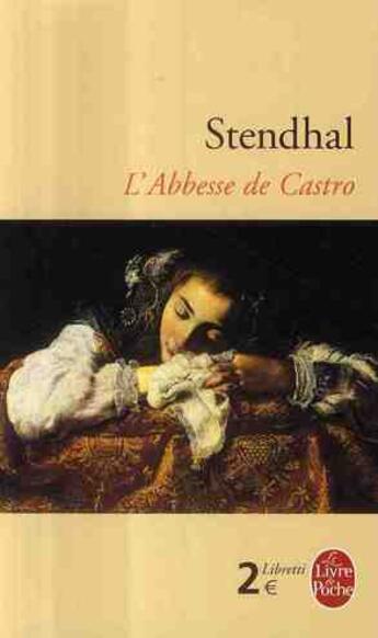 Couverture du livre « L'abbesse de Castro » de Stendhal aux éditions Le Livre De Poche