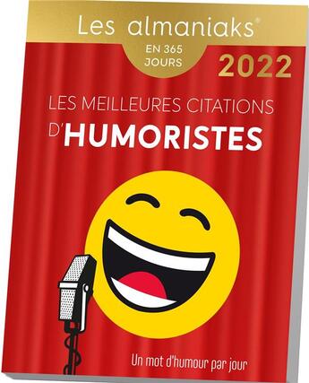 Couverture du livre « Les meilleures citations d'humoristes (édition 2022) » de  aux éditions Editions 365