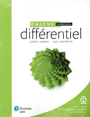Couverture du livre « Calcul differentiel 2e ed enrichie + monlab xl » de Luc Amyotte aux éditions Renouveau Pedagogique