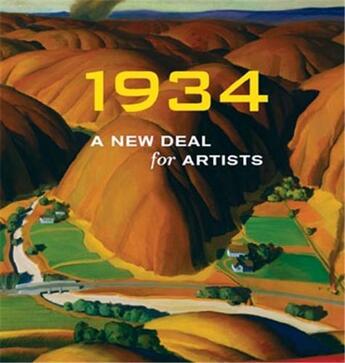 Couverture du livre « 1934 a new deal for artists » de Wagner Ann aux éditions D Giles Limited