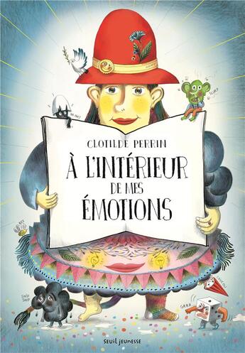 Couverture du livre « À l'intérieur de mes émotions » de Clotilde Perrin aux éditions Seuil Jeunesse