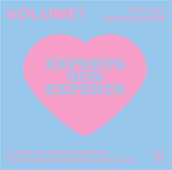 Couverture du livre « Volume ! n 18-2 - experts/non experts » de Levaux/Pirenne aux éditions Melanie Seteun