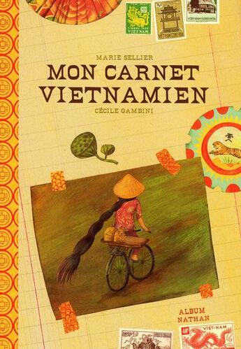 Couverture du livre « Mon carnet vietnamien » de Sellier/Gambini aux éditions Nathan