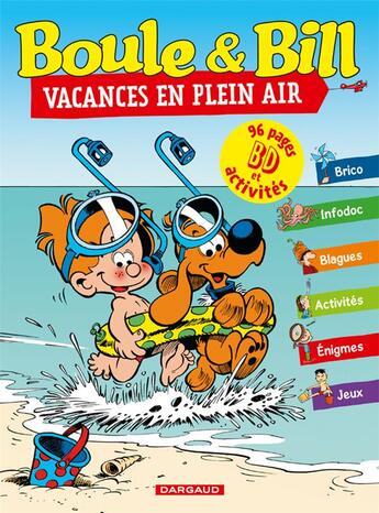 Couverture du livre « Boule et Bill ; vacances en plein air » de Verron aux éditions Boule Et Bill