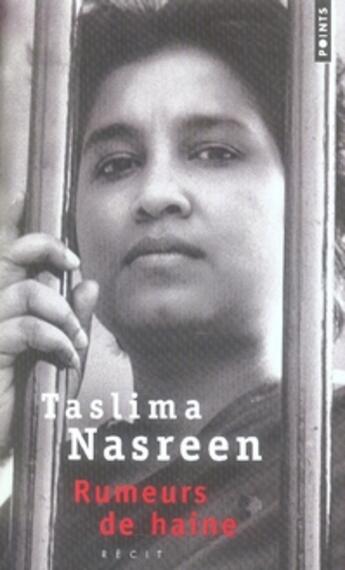 Couverture du livre « Rumeurs de haine » de Taslima Nasreen aux éditions Points