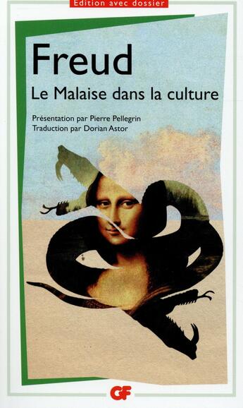 Couverture du livre « Le malaise dans la culture » de Sigmund Freud aux éditions Flammarion