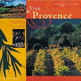 Couverture du livre « Vins de provence » de Frederic Beniada aux éditions Feret