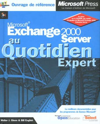 Couverture du livre « Microsoft Exchange 2000 Server Au Quotidien Expert » de Glenn aux éditions Microsoft Press