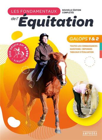 Couverture du livre « Les fondamentaux de l'équitation galops 1 et 2 » de Catherine Ancelet aux éditions Amphora