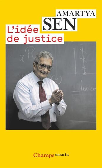 Couverture du livre « L'idée de justice » de Amartya Sen aux éditions Flammarion