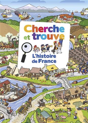 Couverture du livre « Cherche et trouve ; l'histoire de France » de Bertrand Fichou aux éditions Bayard Jeunesse