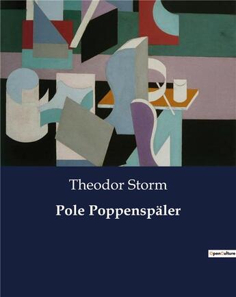 Couverture du livre « Pole Poppenspäler » de Theodor Storm aux éditions Culturea