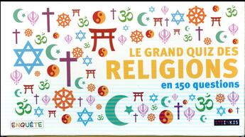 Couverture du livre « Le grand quiz des religions » de  aux éditions Steinkis