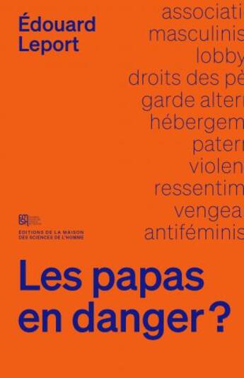 Couverture du livre « Les papas en danger ? Des pères à l'assaut des droits des femmes » de Edouard Leport aux éditions Maison Des Sciences De L'homme
