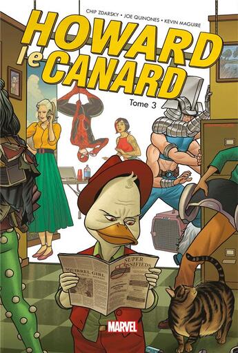 Couverture du livre « Howard le canard t.3 » de Joe Quinones et Chip Zdarsky et Kevin Maguire aux éditions Panini