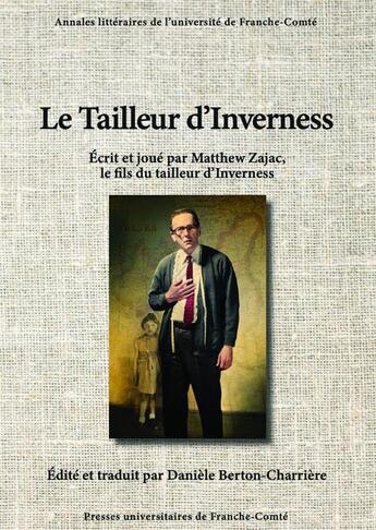 Couverture du livre « Le tailleur d'inverness » de Zajac Matthew aux éditions Pu De Franche Comte