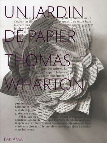 Couverture du livre « Un jardin de papier » de Thomas Wharton aux éditions Panama