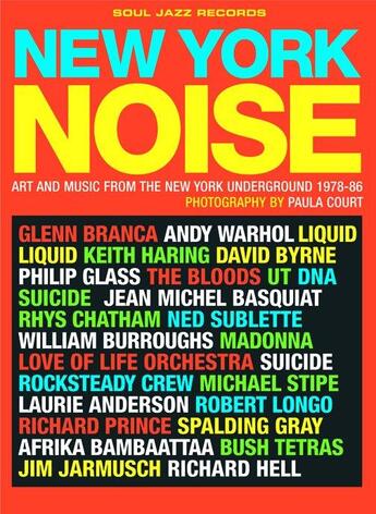 Couverture du livre « New York noise » de David Byrne aux éditions Soul Jazz Records