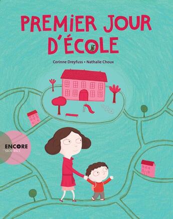 Couverture du livre « Premier jour d'école » de Nathalie Choux et Corinne Dreyfuss aux éditions Actes Sud Junior
