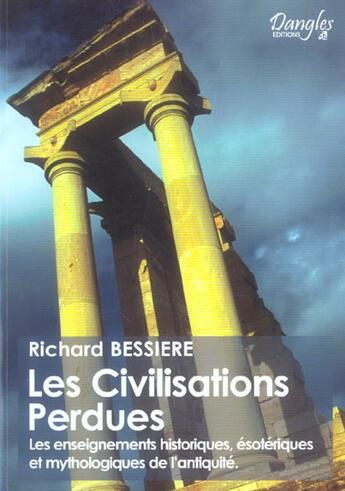 Couverture du livre « Civilisations perdues » de  aux éditions Dangles