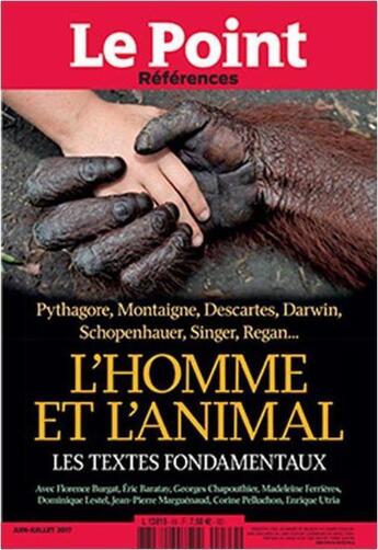 Couverture du livre « Le point references hs n 69 l'homme et l'animal juin 2017 » de  aux éditions Le Point