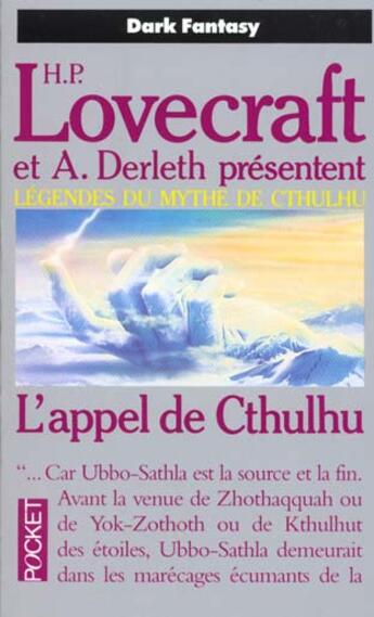 Couverture du livre « Les Legendes De Cthulhu T.1 L'Appel De Cthulhu » de Howard Phillips Lovercraft et Derleth aux éditions Pocket