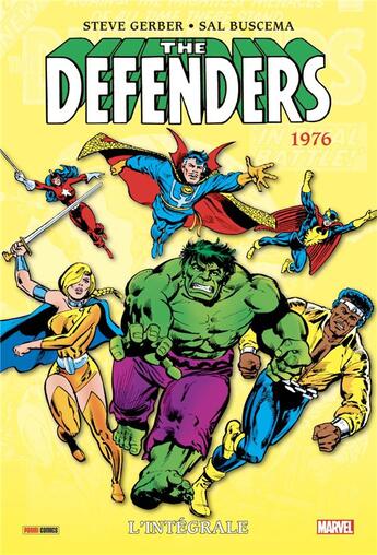 Couverture du livre « The Defenders : Intégrale vol.5 : 1976 » de Steve Gerber et Sal Buscema aux éditions Panini