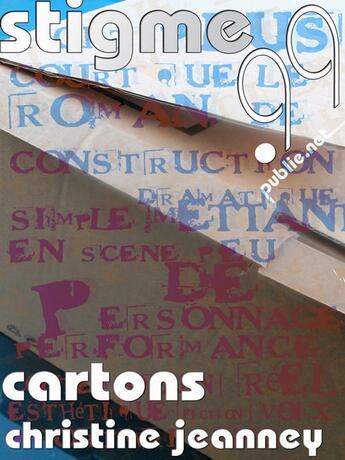 Couverture du livre « Cartons » de Christine Jeanney aux éditions Publie.net