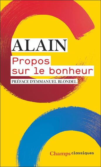 Couverture du livre « Propos sur le bonheur » de Alain aux éditions Flammarion