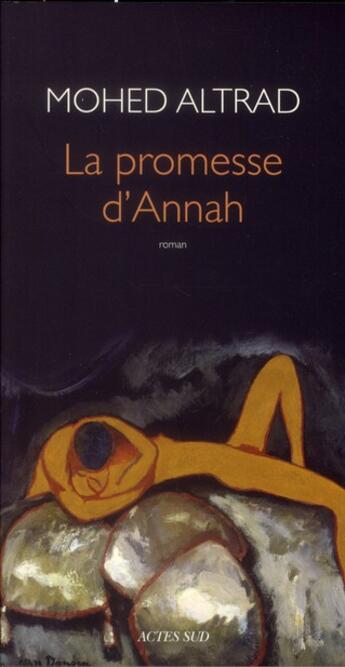 Couverture du livre « La promesse d'Annah » de Mohed Altrad aux éditions Actes Sud