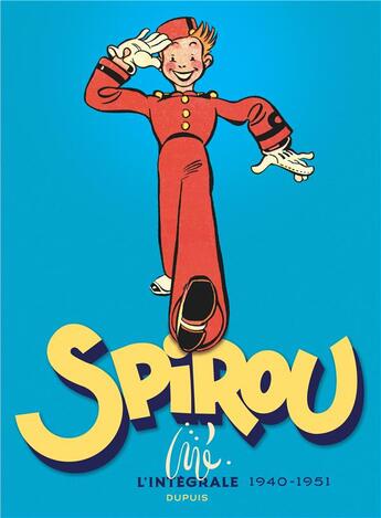 Couverture du livre « Spirou par Jijé ; intégrale ; 1940-1952 » de Jije aux éditions Dupuis