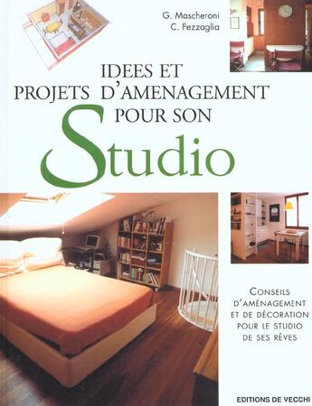 Couverture du livre « Idees et projets d'amenagement pour son studio » de G Mascheroni et C Pezzaglia aux éditions De Vecchi