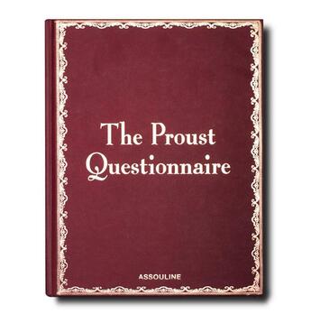 Couverture du livre « The proust questionnary » de Servat Henry-Jean aux éditions Assouline