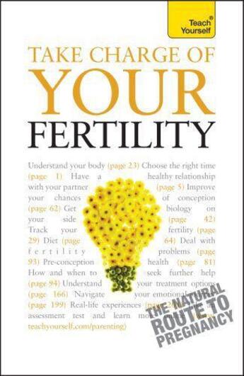 Couverture du livre « Take Charge Of Your Fertility: Teach Yourself » de Heather Welford aux éditions Hodder Education Digital