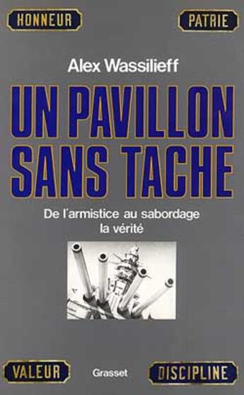 Couverture du livre « Un pavillon sans tache » de Wassilieff Alexandre aux éditions Grasset Et Fasquelle